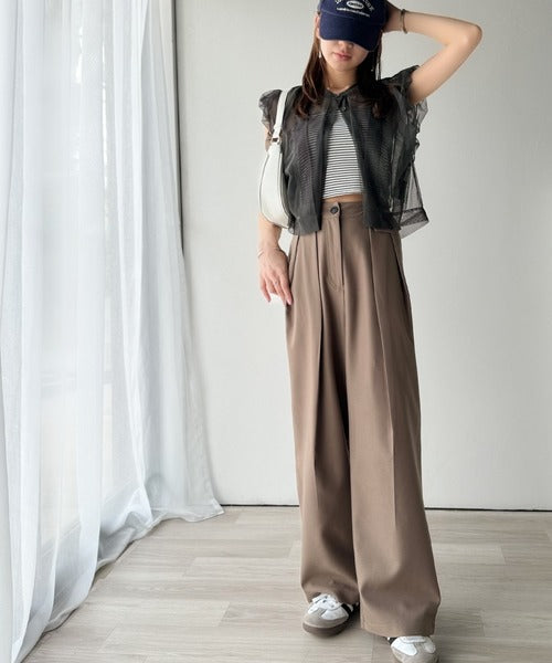 天使の羽チュール” 気高く軽やかなエアリー感が今っぽい。前後2way