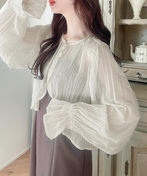 ドンチー⭐︎ジプソフィア gypsohila スウィートパターンブラウス ジプソフィア gypsohila スウィートパターンブラウス Tops – gypsophila