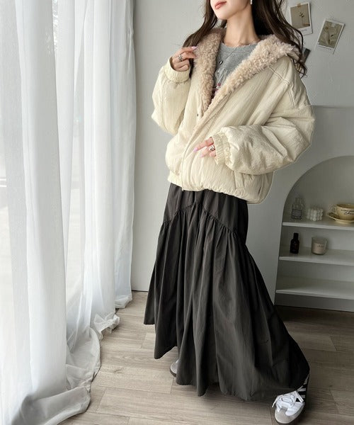 Javaジャバコラボ》大人可愛いを叶える。中綿×ふわふわファースタンド