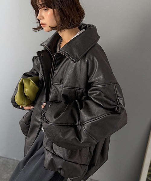 JaVa ジャバコラボ》寒さ知らずの防寒力！高級感あふれる中綿フェイク