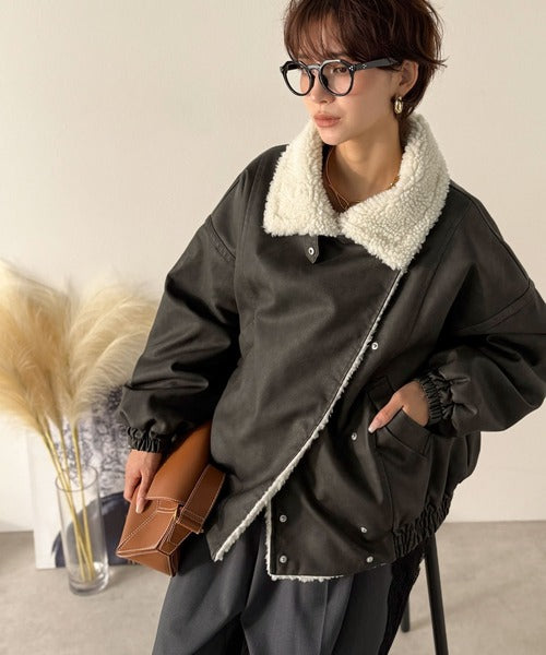 Classical Evon】着こなす、こなれ感。ヴィンテージ加工ライダースボア