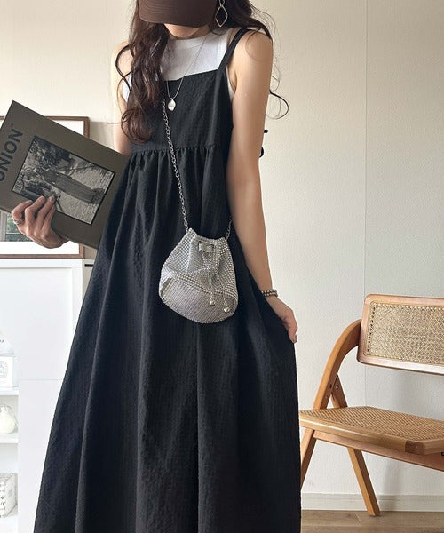 後ろ姿も可愛く盛れちゃう♪サッカー素材バックリボンフレア