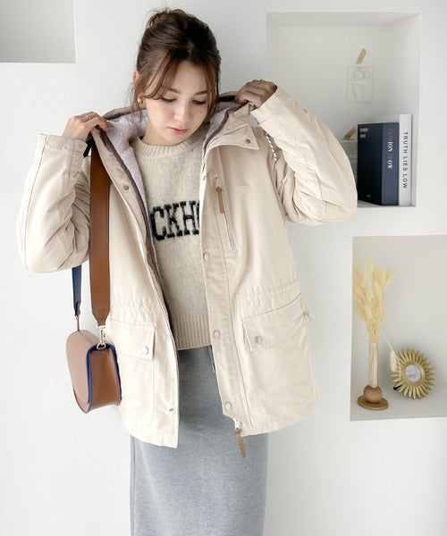 family+】1枚でいいとこどり♪ボアライナー付き3wayハイブリッド