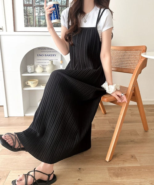 甘すぎないのに惹かれる、大人の抜け感。バックリボンダブルストラップ