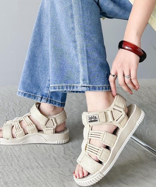 デュエパーティー　デイガボスカツ Javaジャバコラボ》足元に抜け感をプラス。メッシュゴムベルト