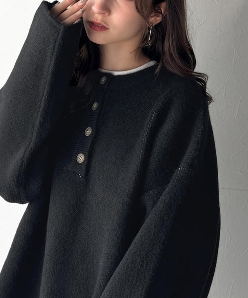 自然な華奢見え。さりげない配色でこなれ感を演出♪ダブルフェイス素材