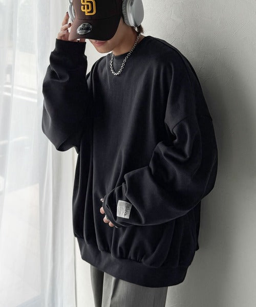 JaVaジャバコラボ》トレンドを押さえたビッグシルエット。裏起毛