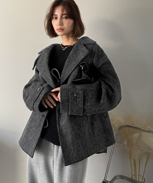 Classical Evon】気品に溢れ、温もり満たす。シャギーピーコート