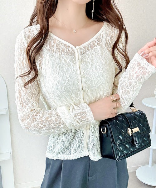 ミミさま専用♡定価以下ボーダーレースカーディガン 010_cbf57ff2-bea2-4643-b93d-
