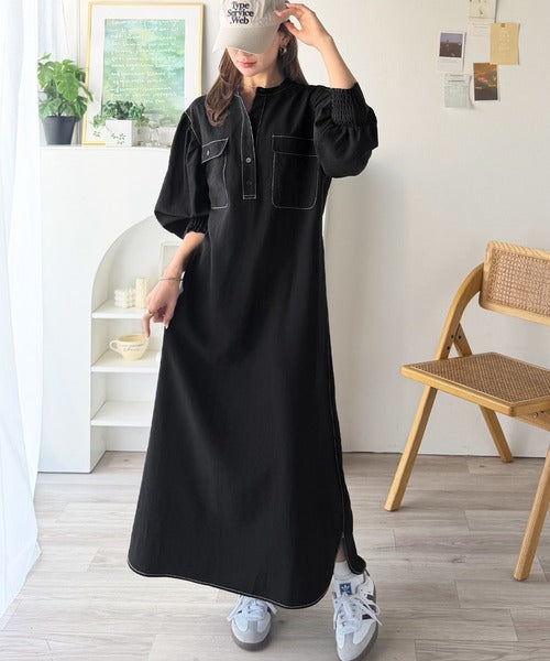 防シワ機能付き】主役級！さらりと着られるシンプル派のためのノー