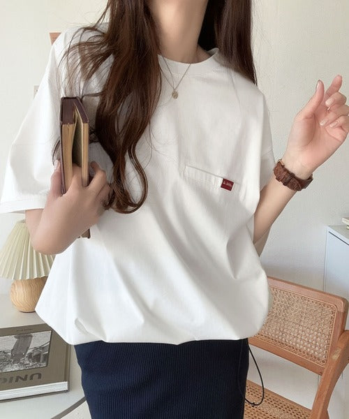 JaVa ジャバコラボ》シンプルなのに格上げ。綿100％シルケット素材裾