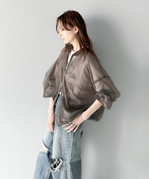 今期美品セルフォード チュールシアーブルゾン Amazon.co.jp: チュールシアーブルゾン CWFJ251047CPNKF : ファッション