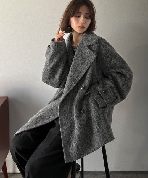 Classical Evon】気品に溢れ、温もり満たす。シャギーピーコート