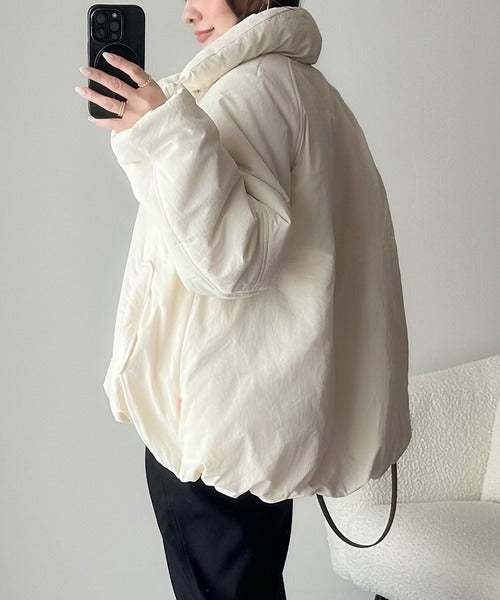 JaVa ジャバコラボ》衿2WAYで旬映え。衿取り外し可能エッグライン中綿