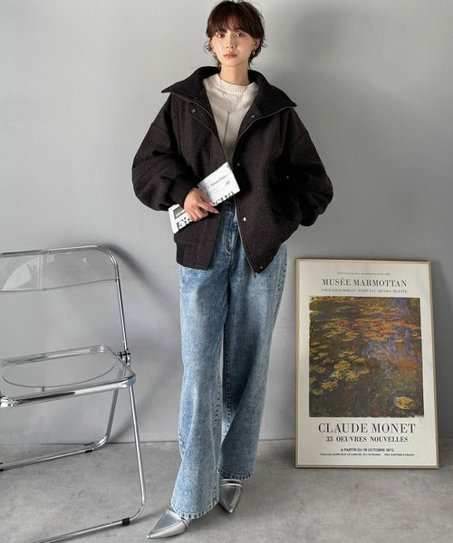 JaVaジャバコラボ》ビンテージ感のあるリブがアクセント。シンプル