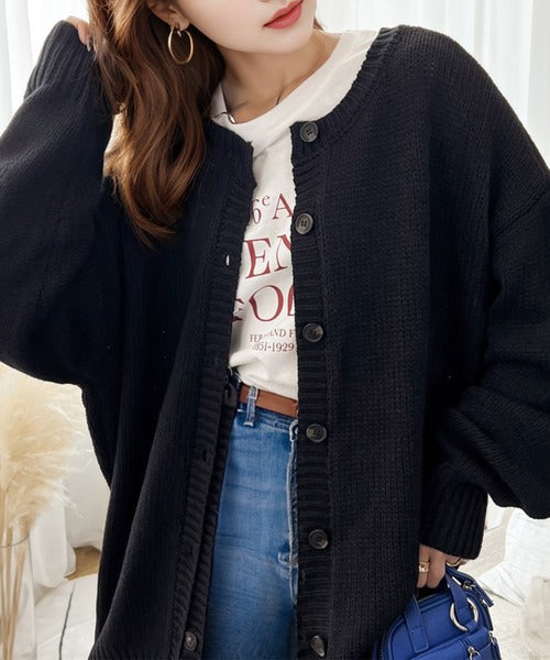 family+】1枚でこなれ感。2WAYローゲージプルオーバー＆カーディガン