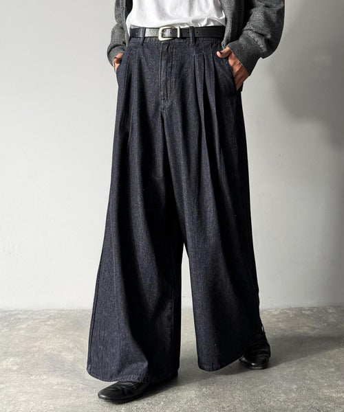 Classical Origin】「贅沢シルエット。」3タックワイドデニム