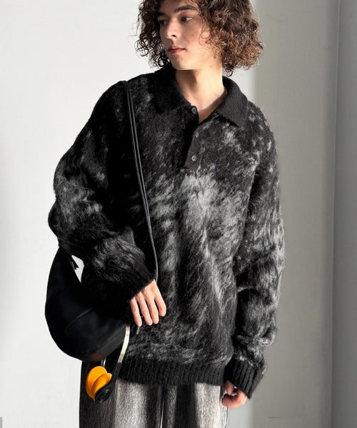 Classical Origin】「まるで毛布。」モヘアライクシャギー素材ニット