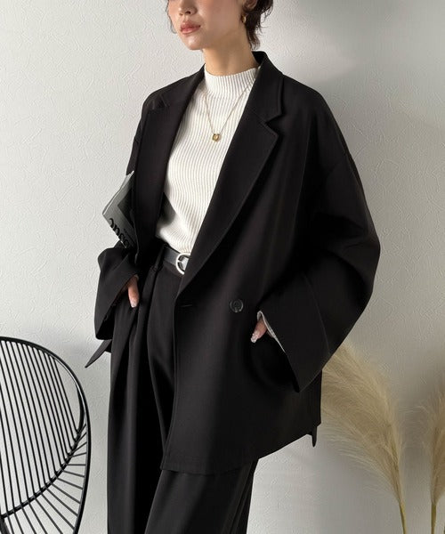 Classical Origin】「大人の風格。」ダブルテーラードオーバーサイズ