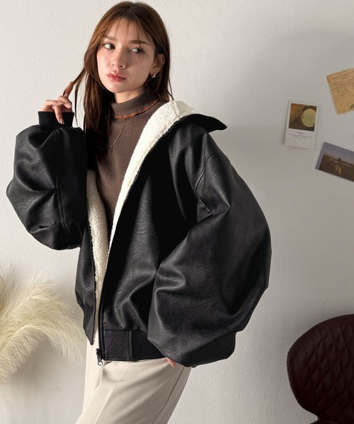 JaVaジャバコラボ》気分に合わせて変化を楽しむ。2wayフェイクレザー