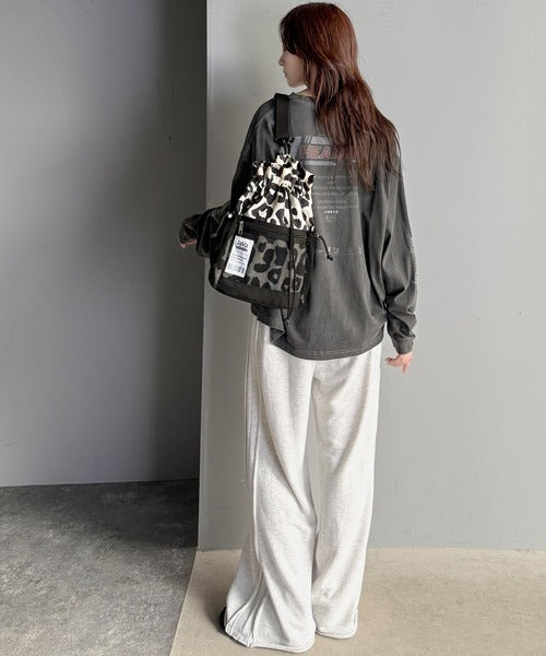 JaVa ジャバコラボ》毎日の相棒バッグ！メッシュ使い巾着2WAY