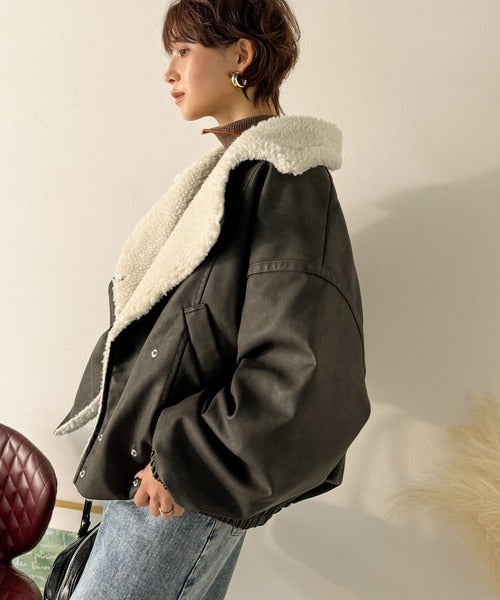 Classical Evon】着こなす、こなれ感。ヴィンテージ加工ライダースボア