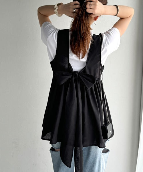 AYA×クラシカルエルフコラボ》洗練された背中で魅せる大人リボンの