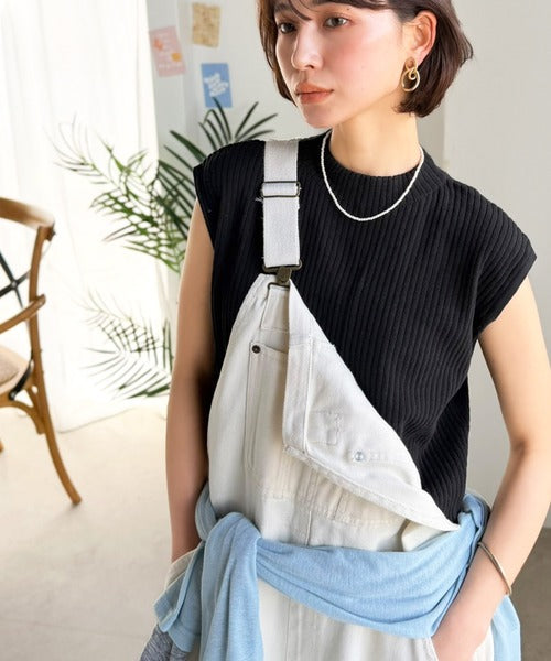 sustaina+】さらり、大人こなれ感。オーガニックコットン ハイネック