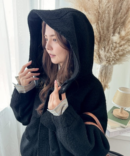 JaVa ジャバコラボ》大人の高見えカジュアル。テディシャギービッグ