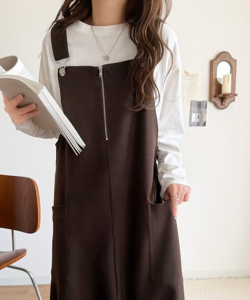 ふんわりフォルムが魅せる大人の抜け感♪バッククロスジップデザイン