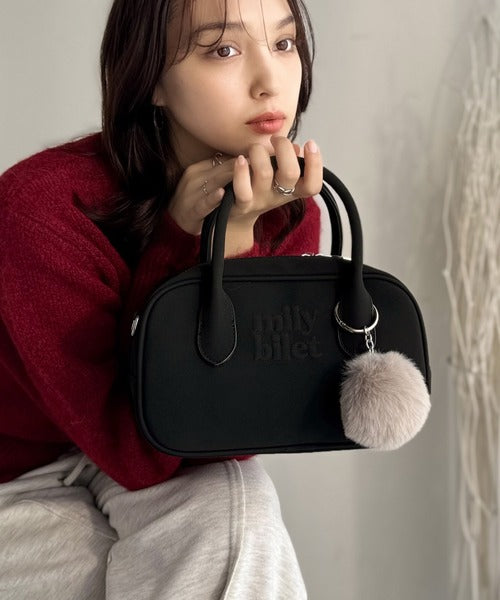 mily bilet】甘い見た目で実力派♪エンボスロゴスウェードライク