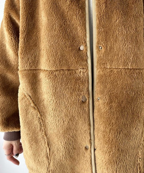 Javaジャバコラボ》別格、大人コーデ。ファーブルゾンアウター