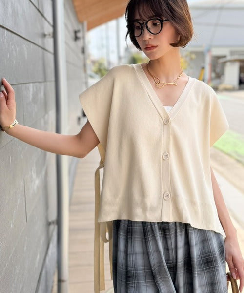 Classical Evon】楽ちんと上品は、欲張れる。 ニットベスト×プリーツ