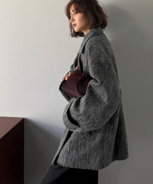 Classical Evon】気品に溢れ、温もり満たす。シャギーピーコート