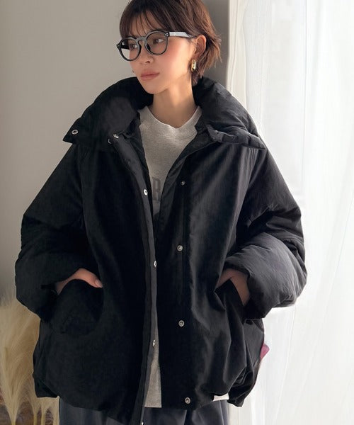 JaVa ジャバコラボ》衿2WAYで旬映え。衿取り外し可能エッグライン中綿