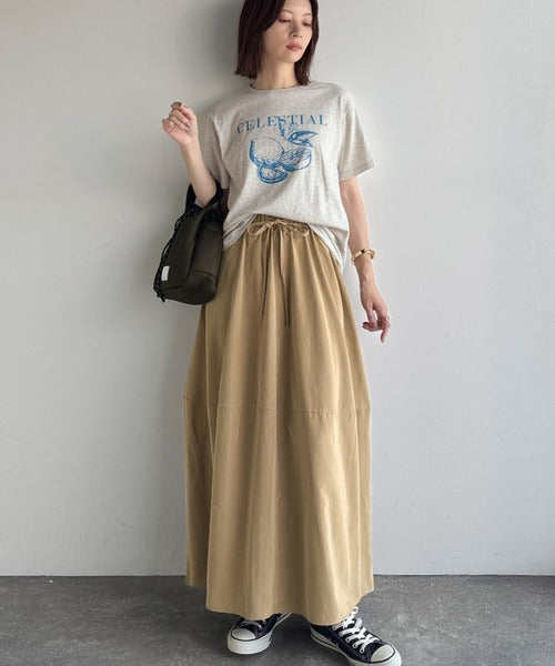 JaVaジャバコラボ》ふんわりフォルムが可愛い◎ピーチ起毛素材コクーン