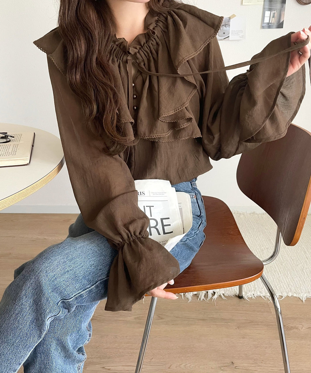 mily bilet】ふんわりシルエットが魅せる、上品フェミニンスタイル