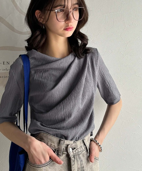 5274 Megu★【美品】サカイ アシンメトリーカットソー　ドレープ 楽天市場】