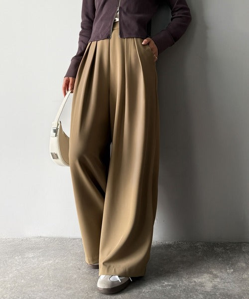 k n様用　２個口　アルモニアB リラックス感ときちんと感を両立。上品見えするとろみ素材2タック