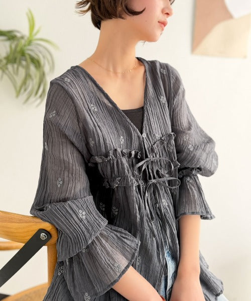 Classical Evon】透ける繊細刺繍で華やかに着映える。着こなし広がる