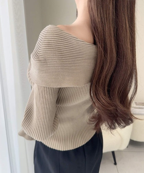 mily bilet】デコルテ美人を叶える一着♪ツイストオフショル2WAY