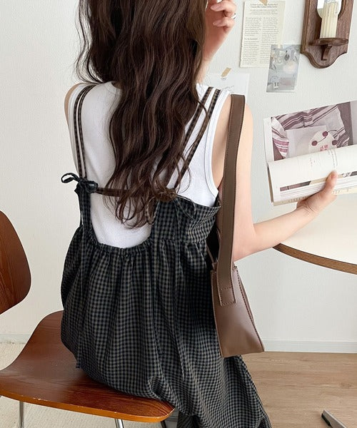 後ろ姿も可愛く盛れちゃう♪サッカー素材バックリボンフレア