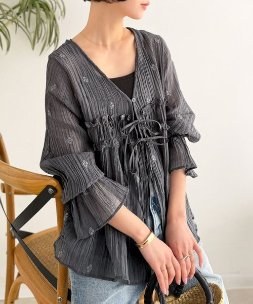 Classical Evon】透ける繊細刺繍で華やかに着映える。着こなし広がる