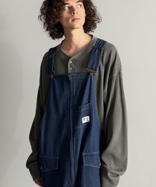 Classical Origin】Front-Zip Loose Overalls／フロントジップ仕様