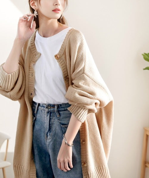 family+】1枚でこなれ感。2WAYローゲージプルオーバー＆カーディガン