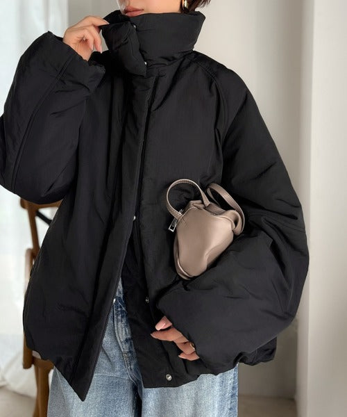 JaVa ジャバコラボ》衿2WAYで旬映え。衿取り外し可能エッグライン中綿