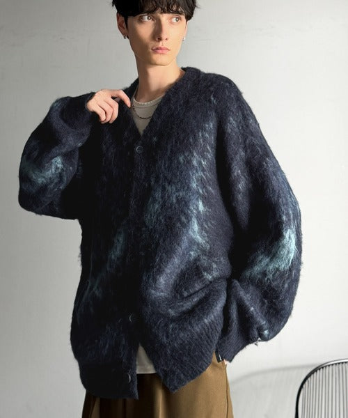 Classical Origin】「まるで毛布。」モヘアライクシャギー素材Vネック