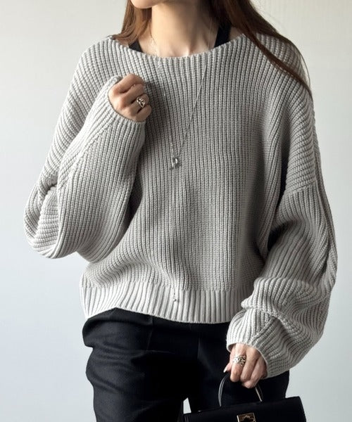 立体スリーブで叶える、こなれシルエット。コクーンスリーブシンプル