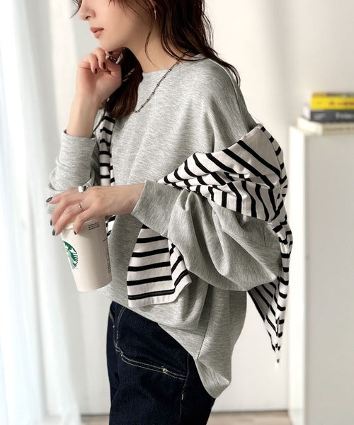 JaVaジャバ コラボ》上品な抜け感と艶感◎ドルマンダンボール素材