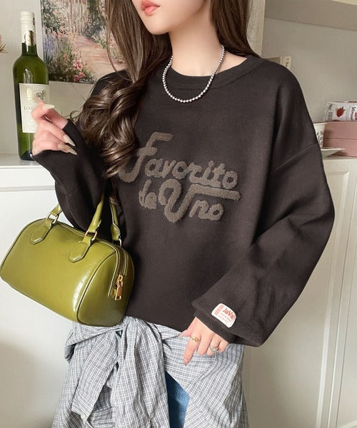 JaVaジャバコラボ》後ろタックで作る旬シルエット♪サガラ刺繍風ロゴ